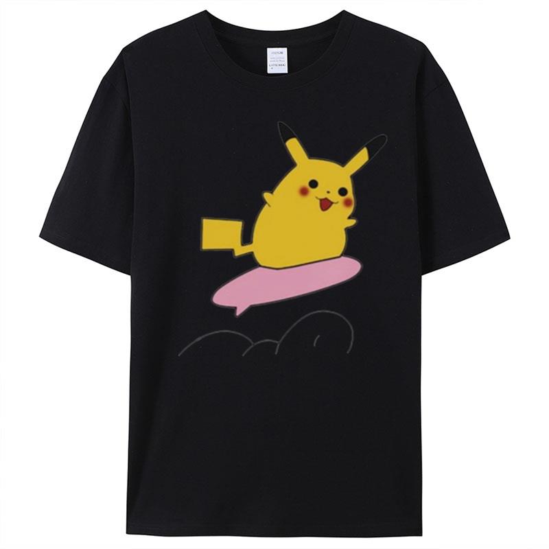 Surfing Pikachu T-Shirt Unisex