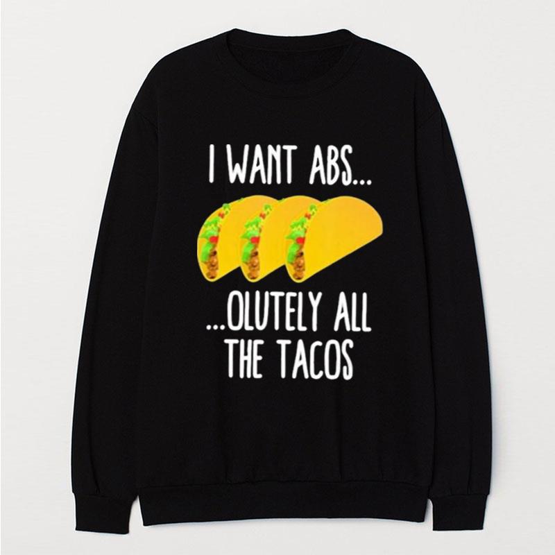 Tacos Saying Fitness Exercise Lovers Taqueri T-Shirt Unisex