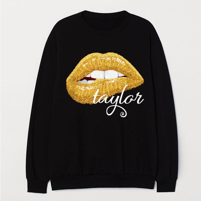 Taylor Golden Lips Special Fan Lover Man Women T-Shirt Unisex