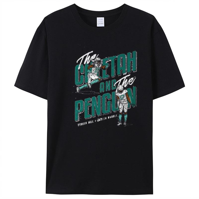 Team Miami Dolphins Tyreek Hill & Jaylen Wadle T-Shirt Unisex