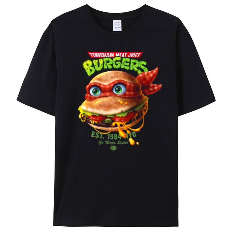 Tenderloin Meat Juicy Burgers Teenage Mutant Ninja Turtles T-Shirt Unisex