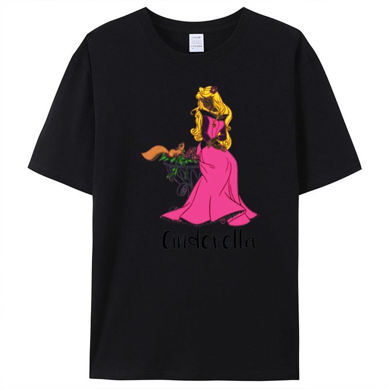 The Aurora Princess Cinderella Disney Cartoon T-Shirt Unisex