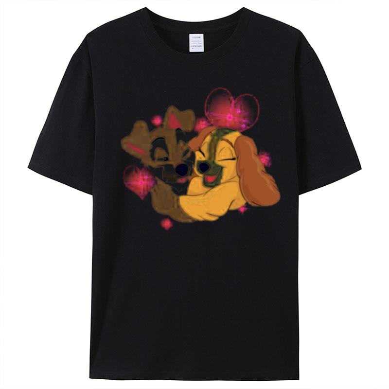 The Big Hug Love Lady And The Tramp T-Shirt Unisex