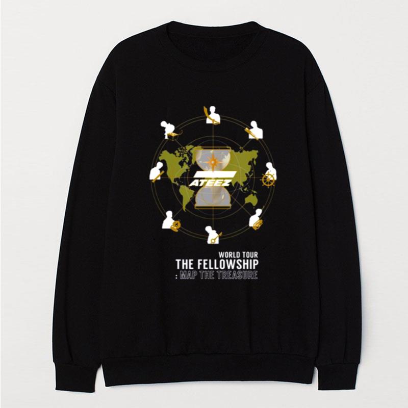 The Fellowship Map The Treasure Ateez T-Shirt Unisex