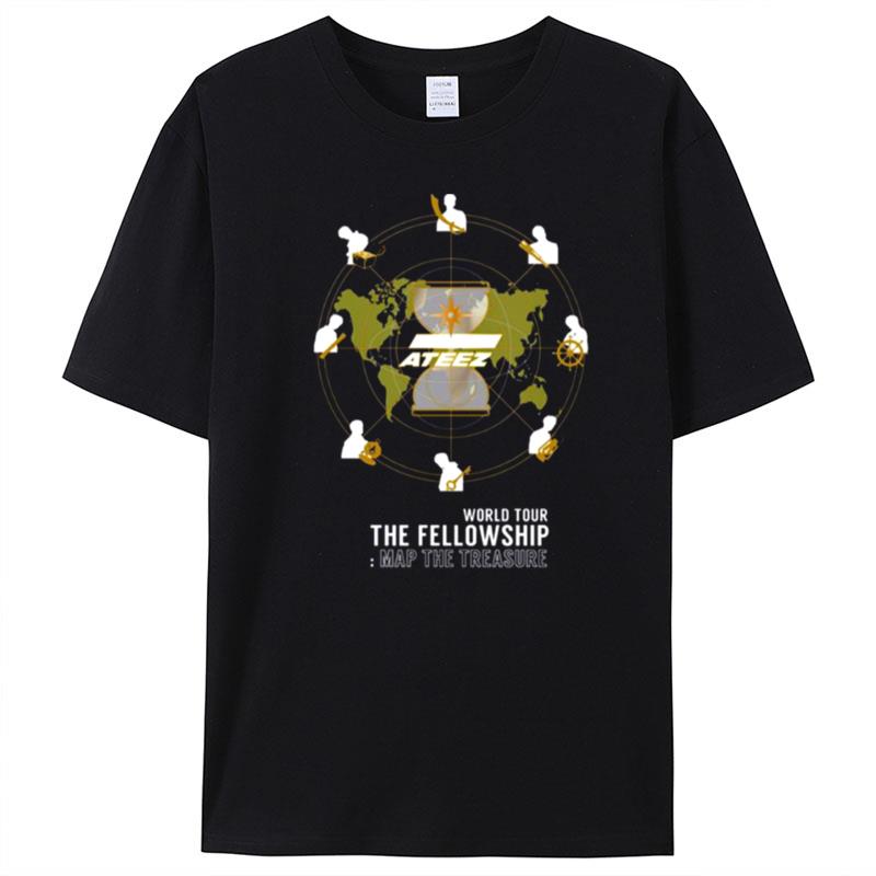 The Fellowship Map The Treasure Ateez T-Shirt Unisex