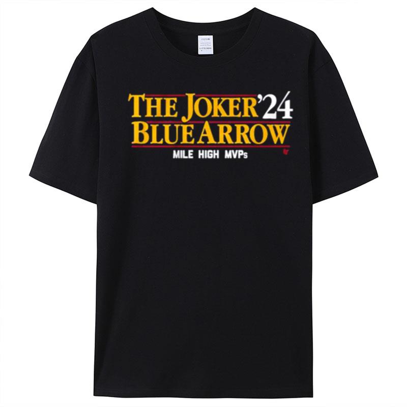 The Joker Blue Arrow '24 Denver Basketball T-Shirt Unisex