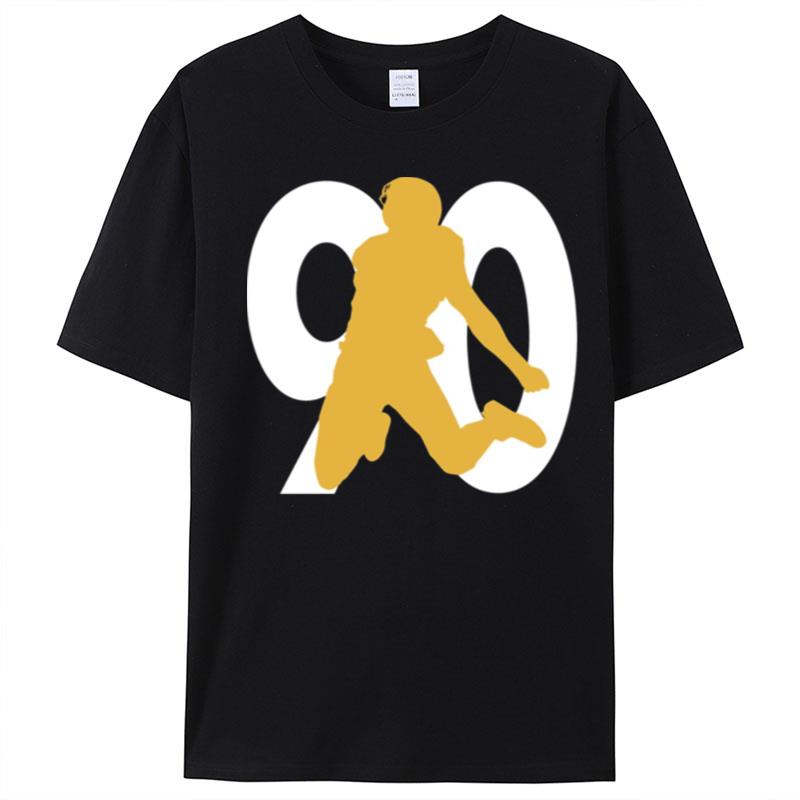 The Number 90 Tj Watt American Football T-Shirt Unisex