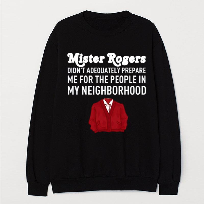 The Red Iconic Mister Rogers Neighborhood T-Shirt Unisex