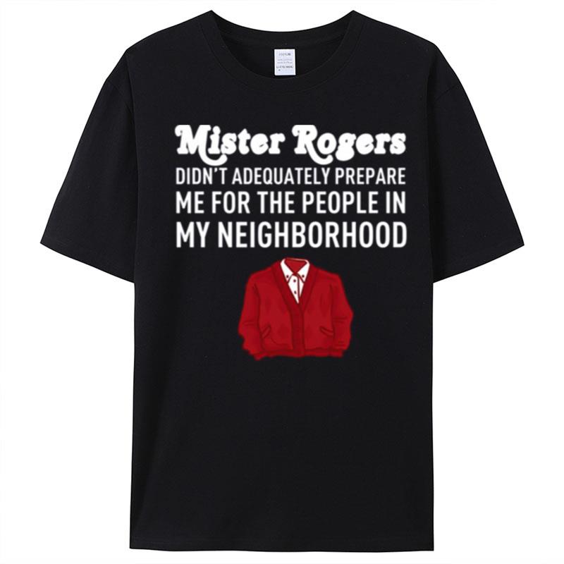 The Red Iconic Mister Rogers Neighborhood T-Shirt Unisex