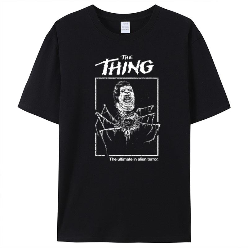 The Ultimate In Alien Terror The Thing Head T-Shirt Unisex