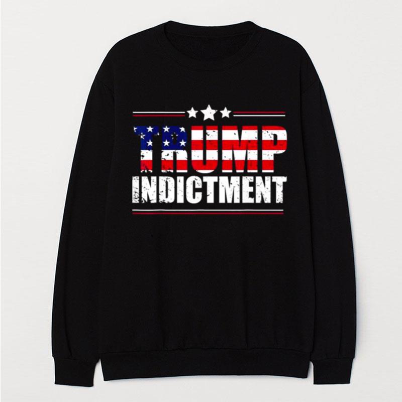 Trump Indictment American Flag T-Shirt Unisex