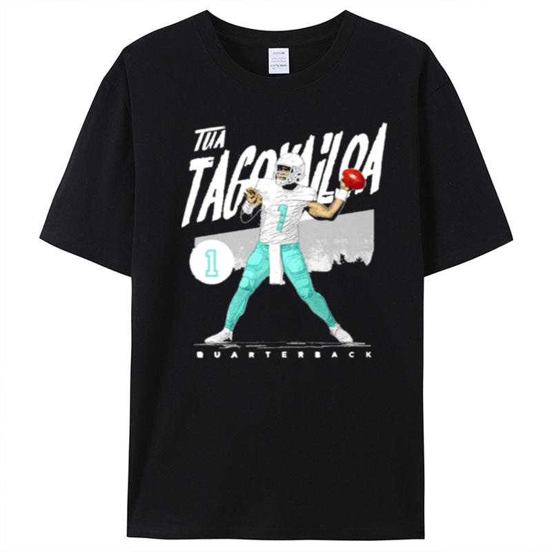 Tua Tagovailoa 1 Miami Dolphins T-Shirt Unisex