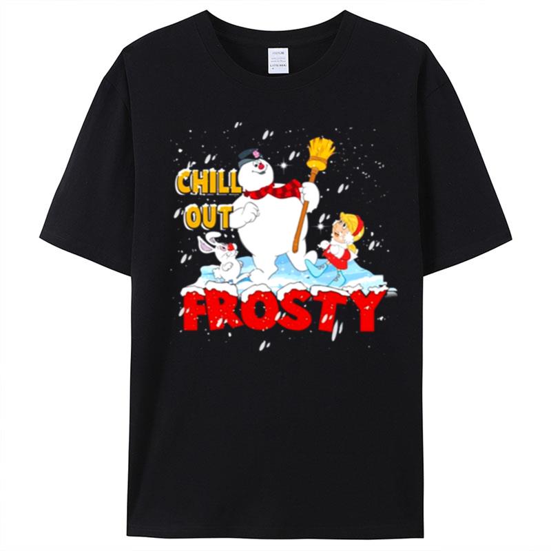 Tv Show Chilly Out Frosty Graphic Christmas T-Shirt Unisex