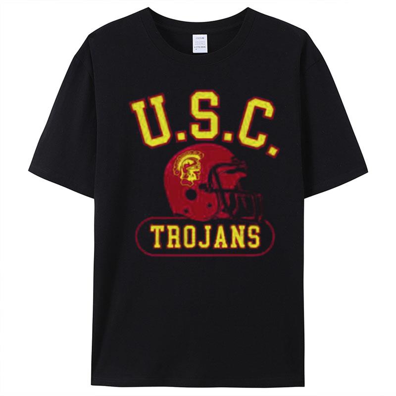 Usc Trojans Football Ringer T-Shirt Unisex