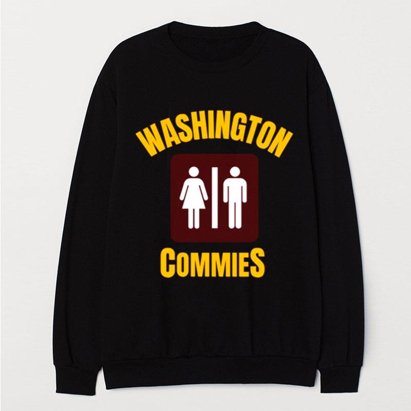 Washington Commies Wc Funny American Football Nickname Wc T-Shirt Unisex