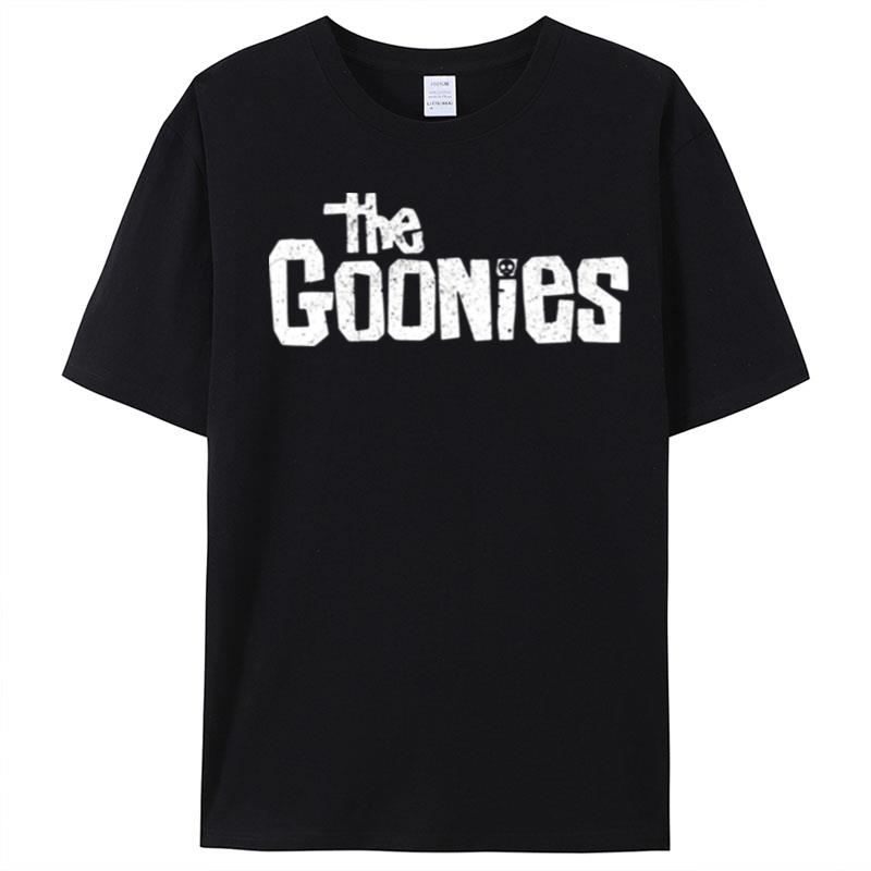 White Art The Goonies Worn Logo T-Shirt Unisex