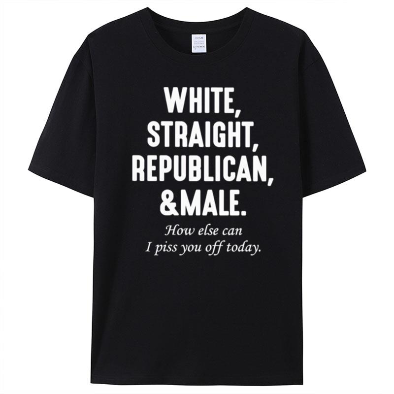 White Straight Republican And Male Maga T-Shirt Unisex