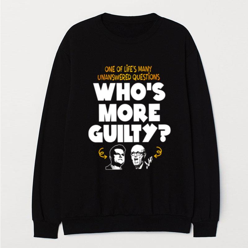 Who's More Guilty Matt Gaetz T-Shirt Unisex