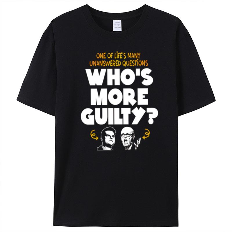 Who's More Guilty Matt Gaetz T-Shirt Unisex