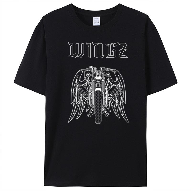 Wingz Café Racer Motorcycle T-Shirt Unisex