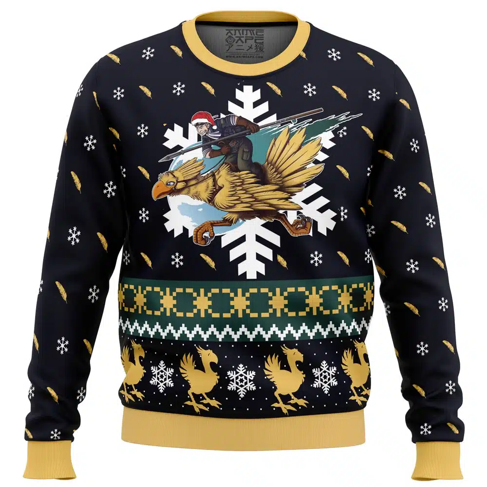 Chocobo Christmas Final Fantasy Ugly Christmas Sweater