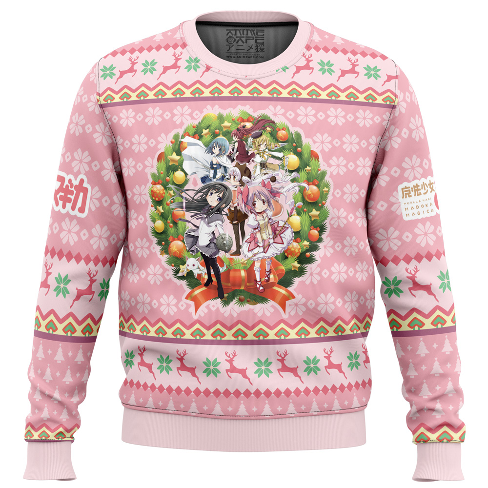 Christmas Magic Puella Magi Madoka Magica Ugly Christmas Sweater