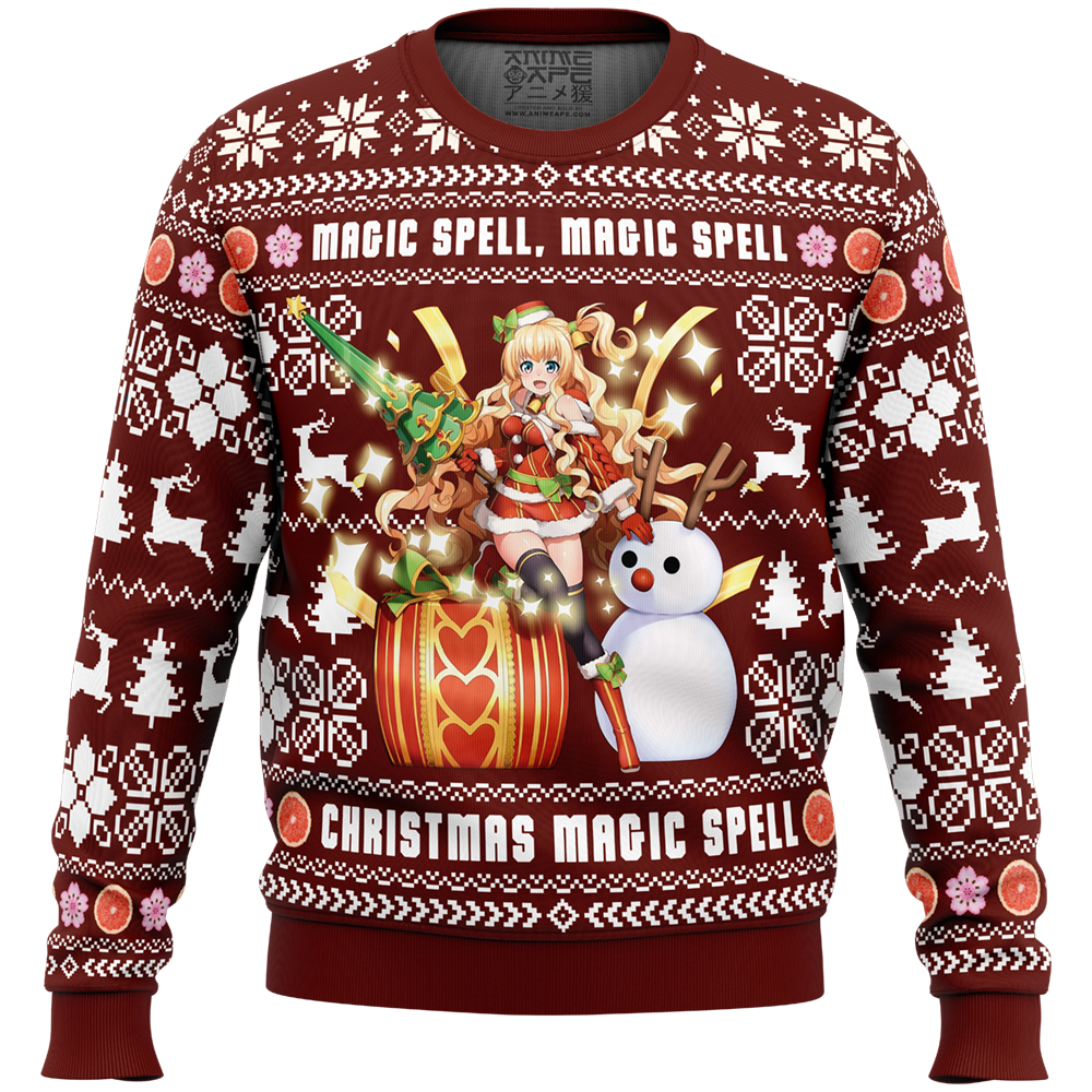 Christmas Magic Spell Charlotte Ugly Christmas Sweater