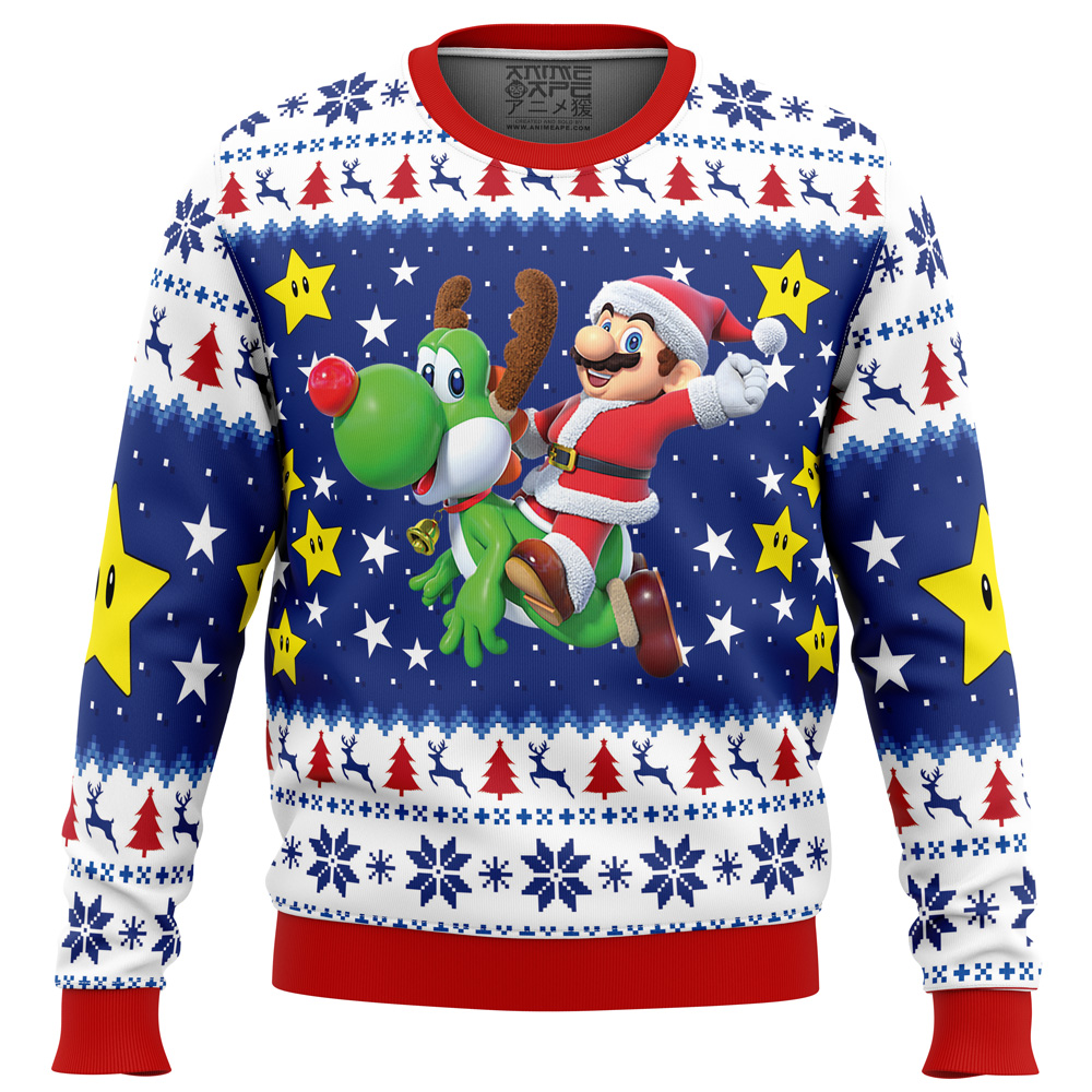 Christmas Odyssey Mario Bros. Ugly Christmas Sweater