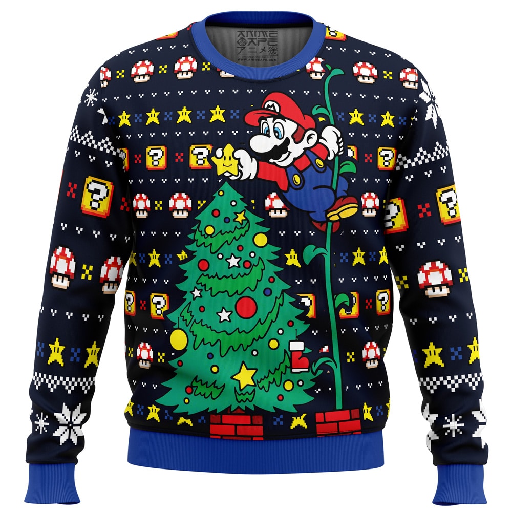 It?s a Tree Mario Bros. Ugly Christmas Sweater