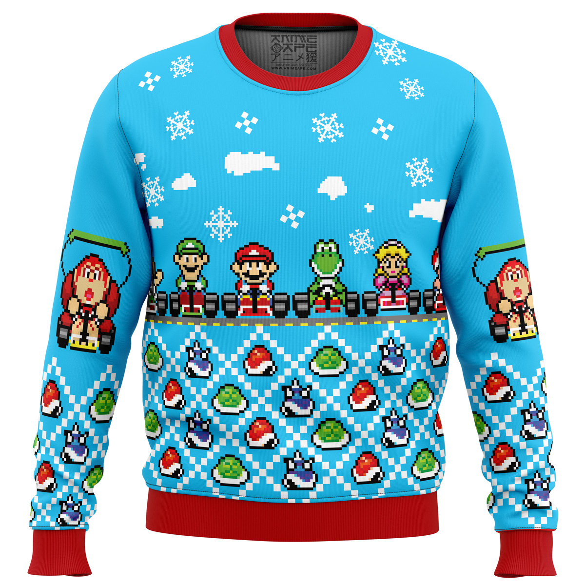 Mario Kart Ugly Christmas Sweater