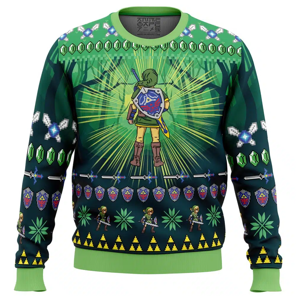 Link Zelda Ugly Christmas Sweater