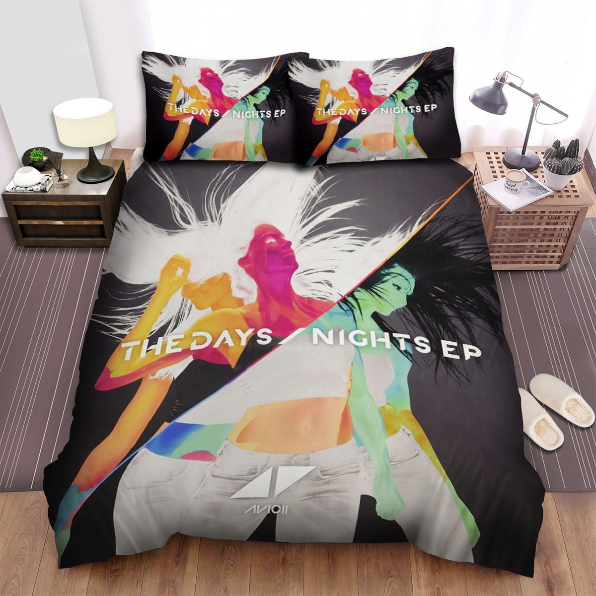 Avicii Album Cover The Days/Nights Bedding Set  Duvet Cover Gift For Christmas  Birthday  Thanksgiving