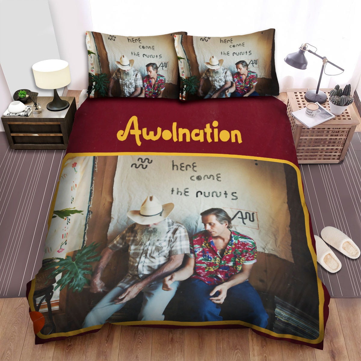 Awolnation Here Come The Runts Album Music Bedding Sets  Duvet Cover Flatsheet Gift For Wife  Husband  Besties