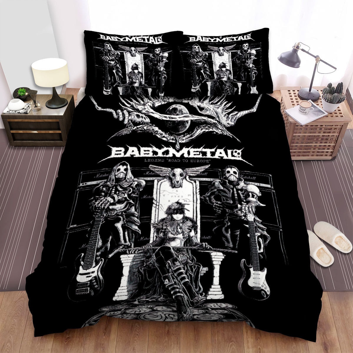 Babymetal Music Legend ?Road To Europe? Bedding Sets ? Duvet Cover  Flatsheet  Pillowcases Perfect Gift For Fans