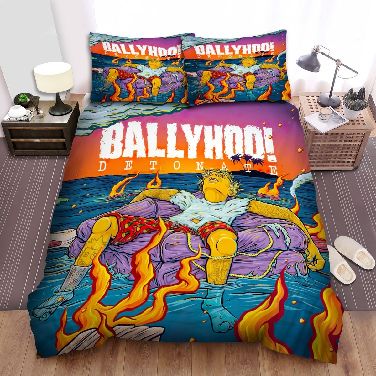 Ballyhoo Music Cheers! Album Bedding Sets  Duvet Cover Flatsheet Gift For Halloween  Thanksgiving  Christmas