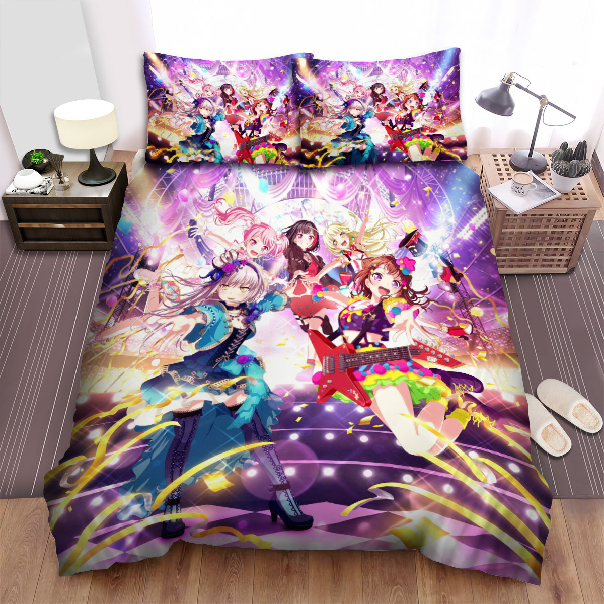 Bang Dream! Girls Band Party Official Poster Bed Sheets Spread Duvet Cover Bedding Set