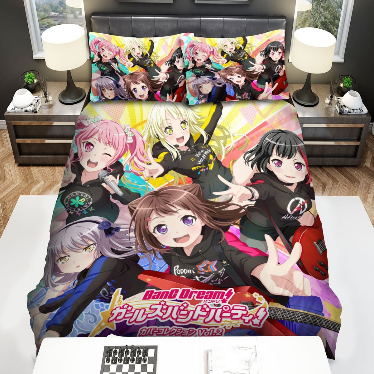 Bang Dream! Girls Band Party Vol. 2 Poster  Bedding Sets ? Duvet Cover  Flatsheet  Pillowcases Perfect Gift For Fans