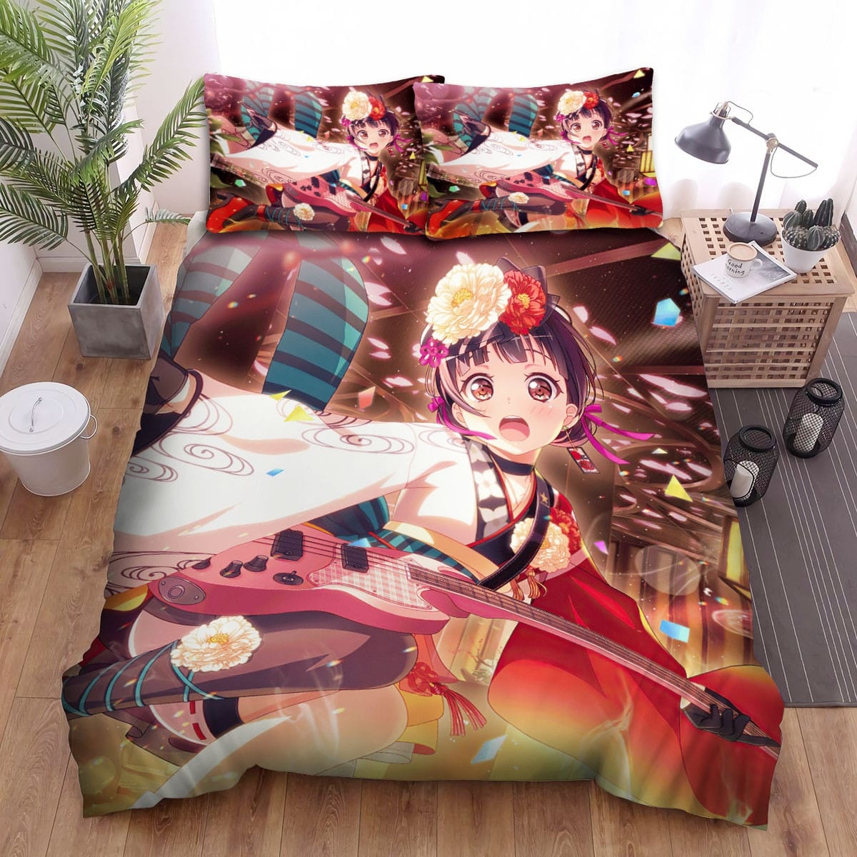 Bang Dream! Ushigome Rimi Poppin?party?S Bassist  Bedding Sets ? Duvet Cover  Flatsheet  Pillowcases For Every Bedroom