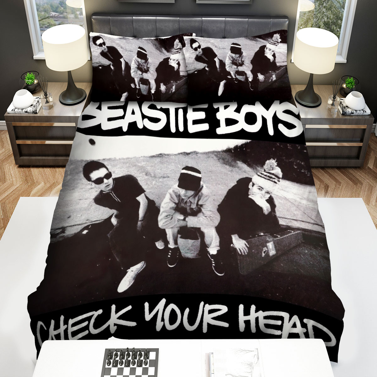 Beastie Boys Check Your Head Bed Sheets Spread Comforter Duvet Cover Bedding Sets