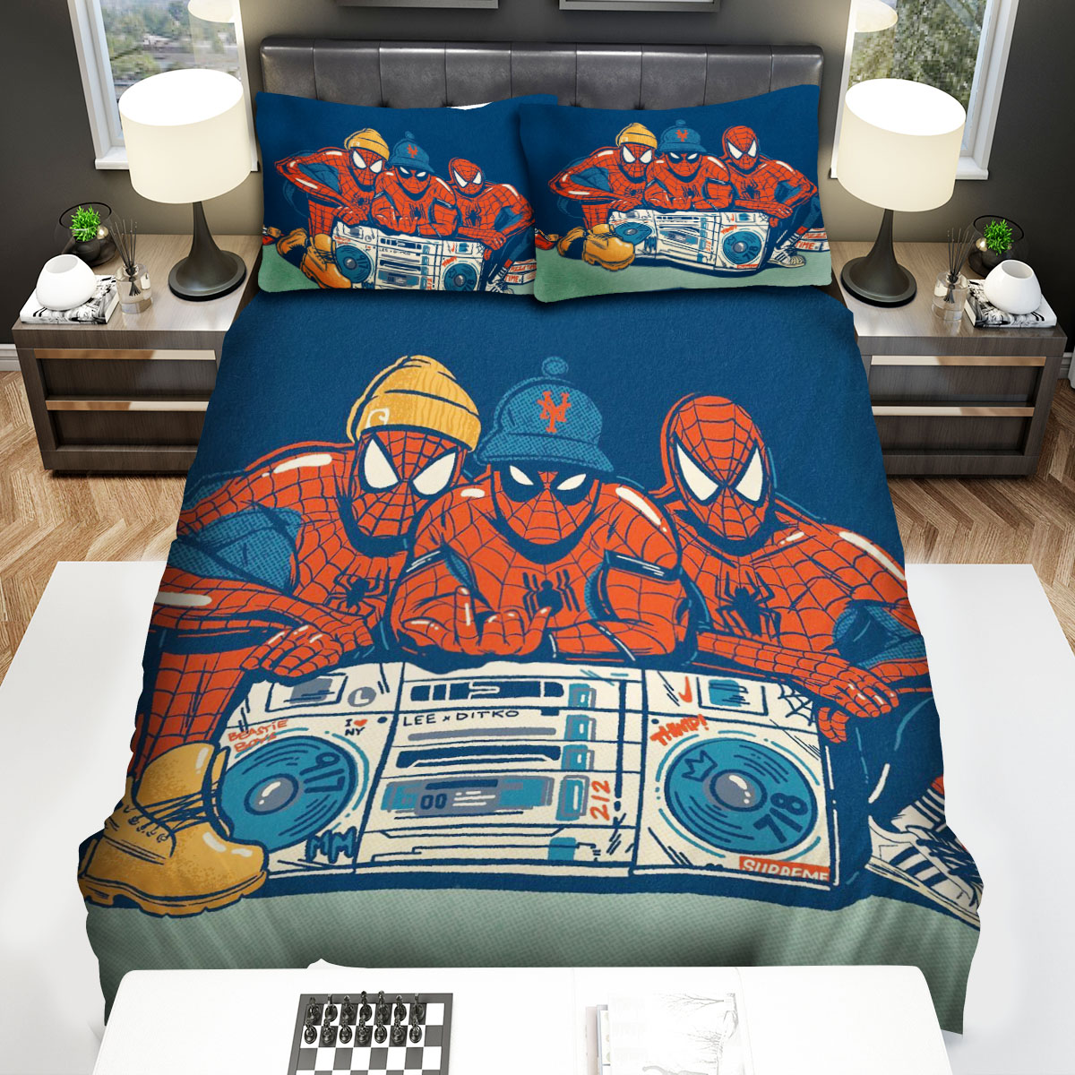 Beastie Boys Spidermans Bed Sheets Spread  Duvet Cover Bedding Sets