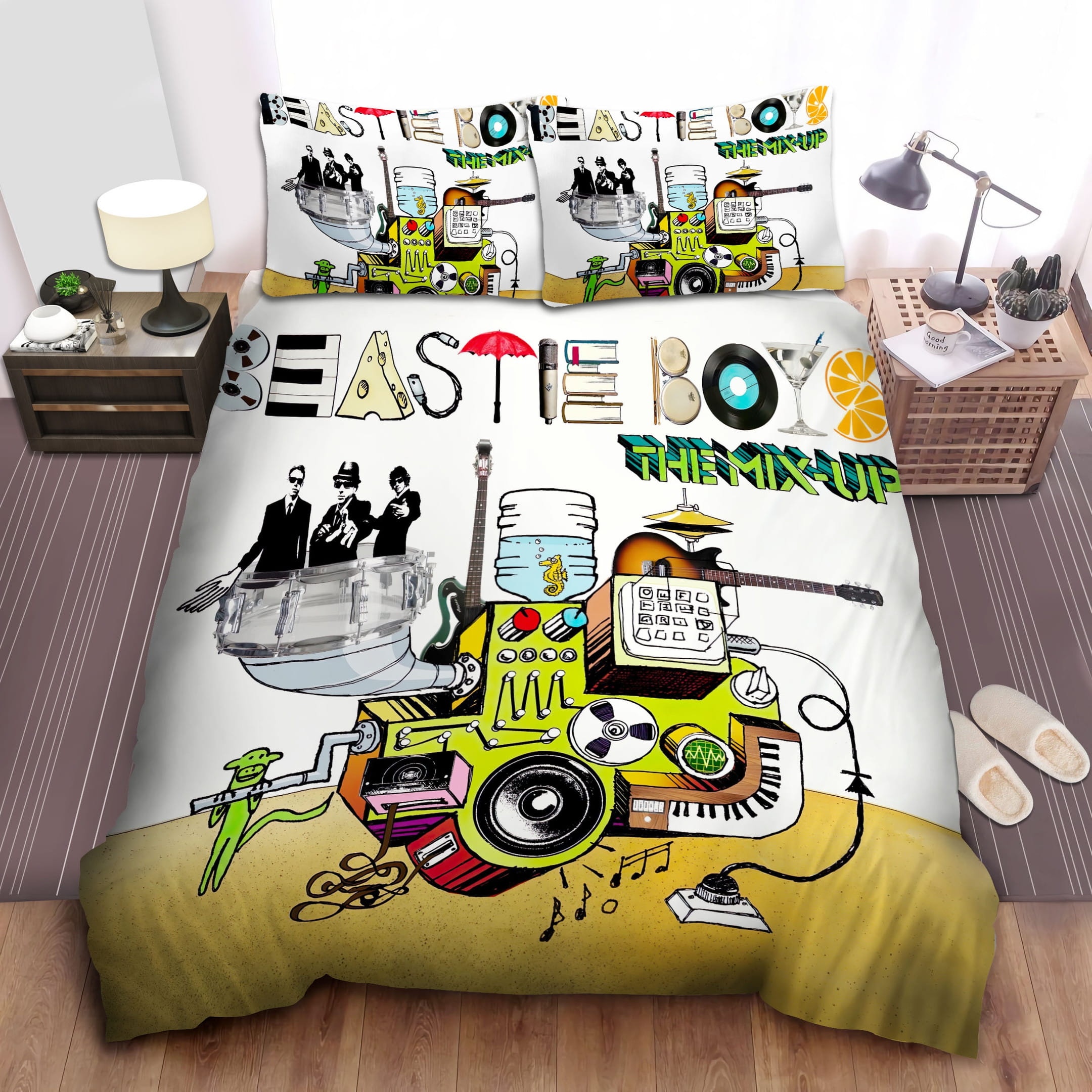 Beastie Boys The Mix Up Album Cover Bedding Sets  Duvet Cover Flatsheet Gift For Wife  Husband  Besties