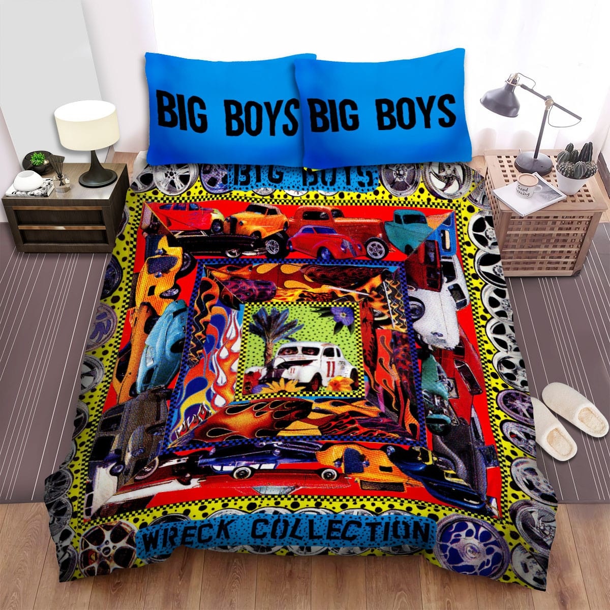 Big Boys Band Wreck Collection Album Cover Decorative Bedding Sets with Duvet Cover  Flatsheet  Pillowcases