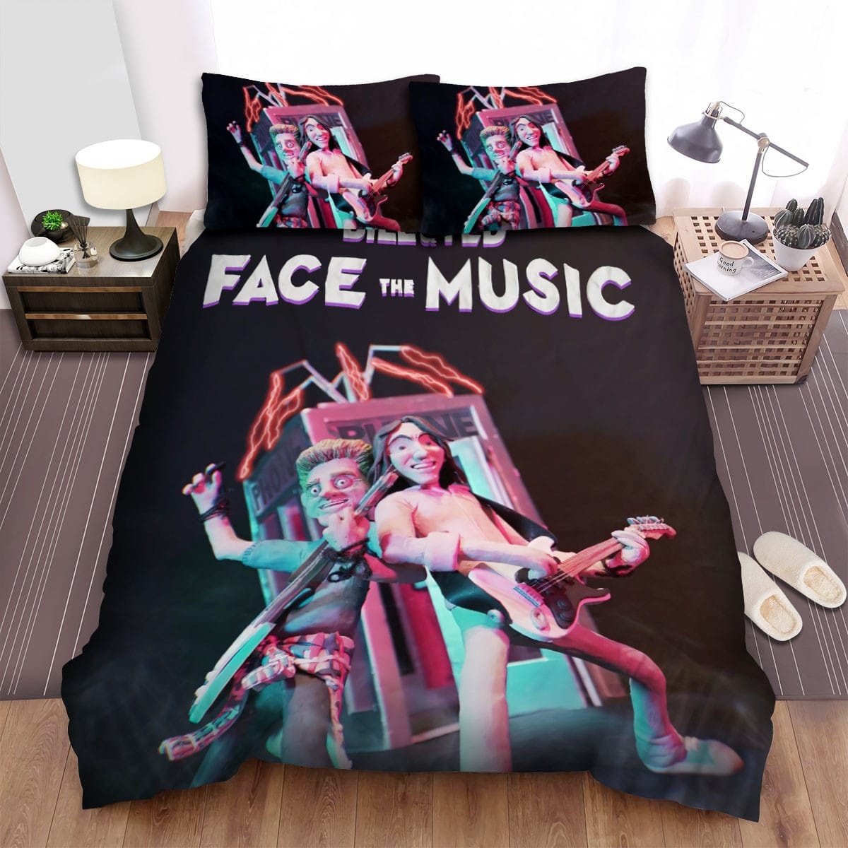 Bill & Ted Face The Music (2020) Movie Digital Art  Bedding Sets Duvet Cover  Flatsheet  Pillowcase For Your Lover