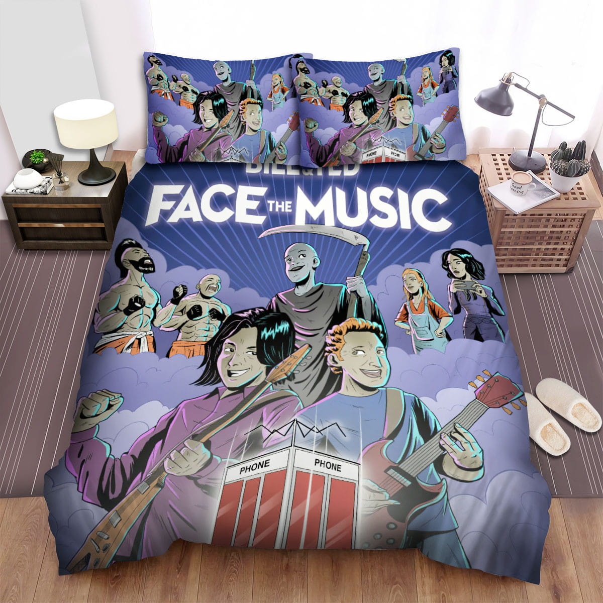 Bill & Ted Face The Music (2020) Movie Digital Art  Bedding Sets ? Duvet Cover  Flatsheet  Pillowcases Perfect Gift For Fans