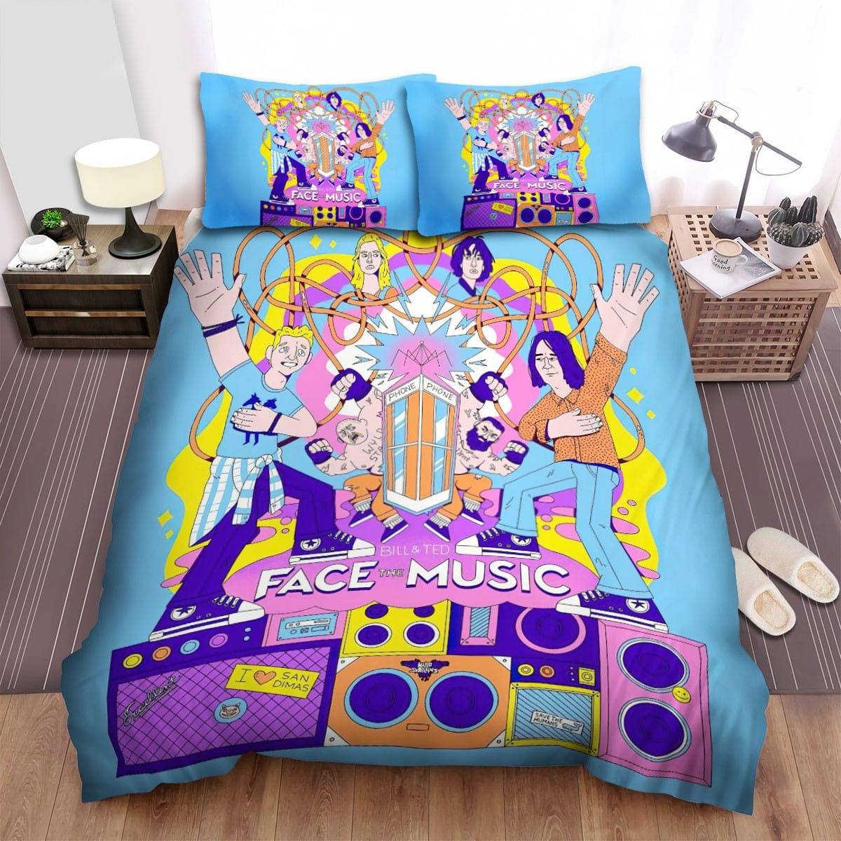 Bill & Ted Face The Music (2020) Movie Digital Art  Decorative Bedding Sets with Duvet Cover  Flatsheet  Pillowcases