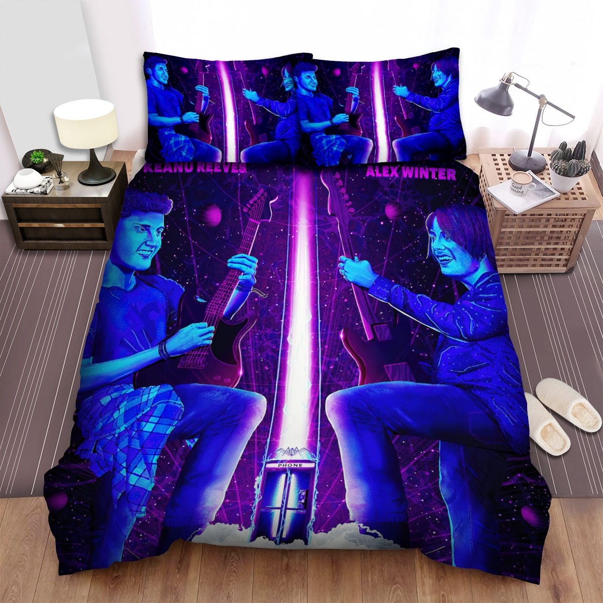 Bill & Ted Face The Music (2020) Movie Illustration  Bedding Sets ? Duvet Cover  Flatsheet  Pillowcases For Every Bedroom