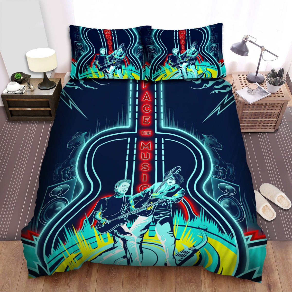 Bill & Ted Face The Music (2020) Movie Illustration  Bedding Sets ? Duvet Cover  Flatsheet  Pillowcases Perfect Gift For Fans